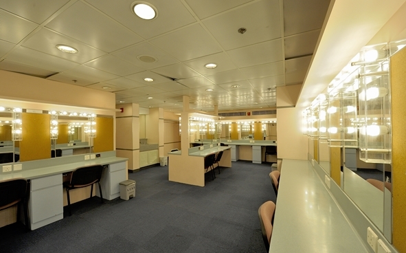 City Hall Theatre - one of the dressing  rooms at backstage